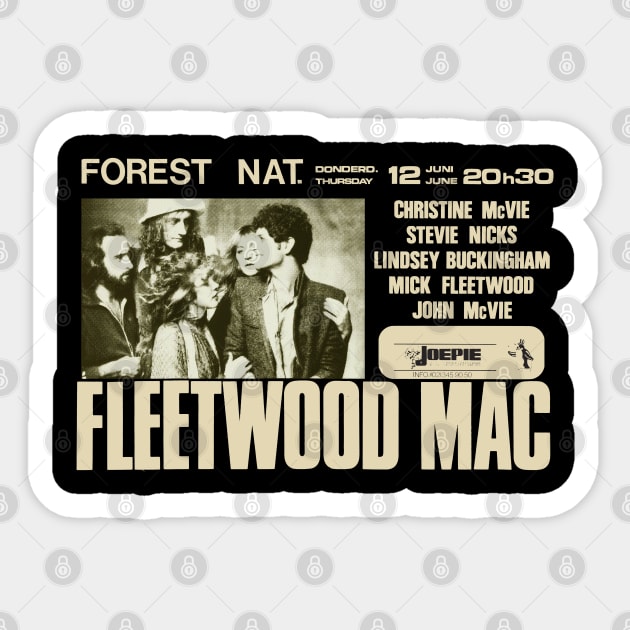 fleetwood mac Sticker by sneaky geek studio